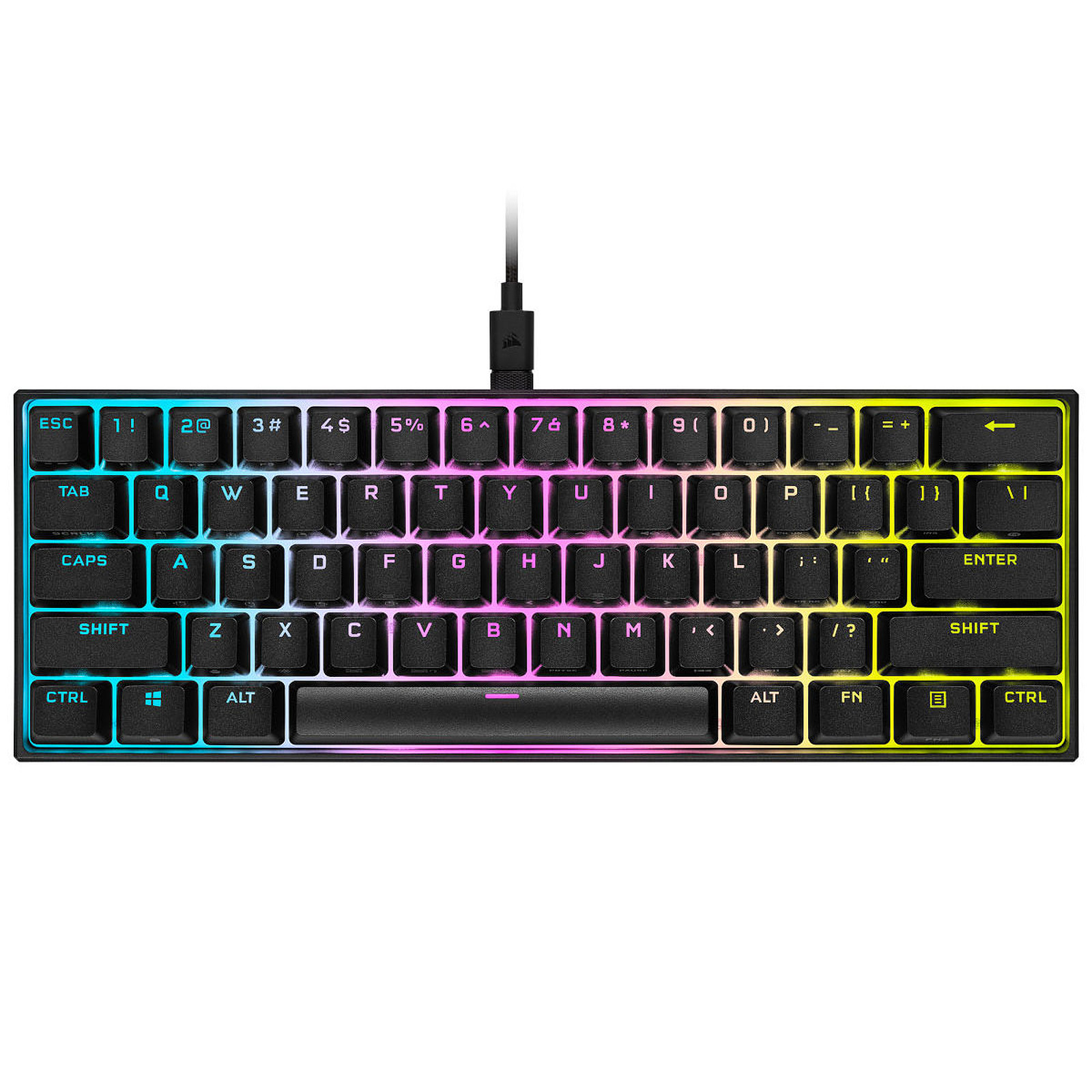 CLAVIER - GAMER - CORSAIR - K65 RGB MINI CLAVIER
