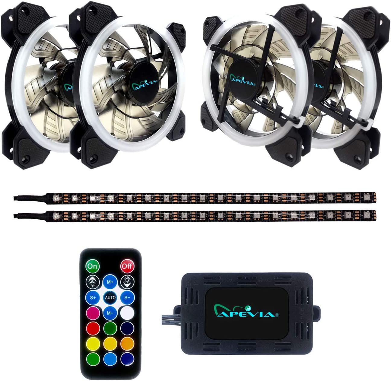 VENTILATEUR - APEVIA - SPECTRA 120 MM (PAQ.4) – Image 2