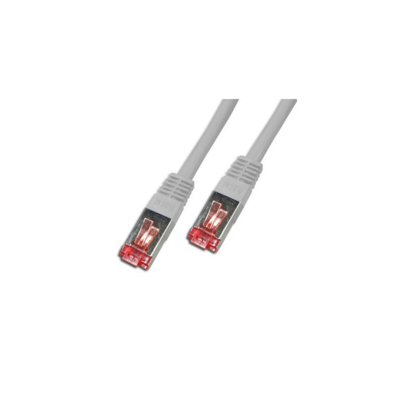Doubleur RJ45 Blindé STP F/M/F – Cordon 10 Cm, Catégorie 5 – Pour RNIS, Câblage Droit Point à Point