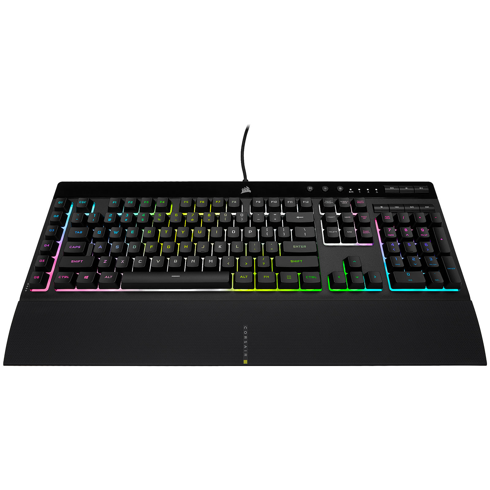 CLAVIER - GAMER - CORSAIR - GAMING K55 RGB PRO XT FRANÇAIS - NOIR – Image 5