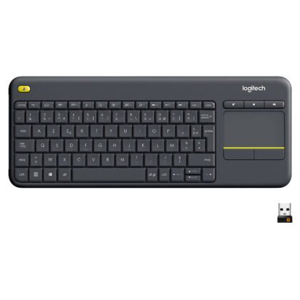 clavier-bureautique-logitech-k400-plus-sans-fil-noir