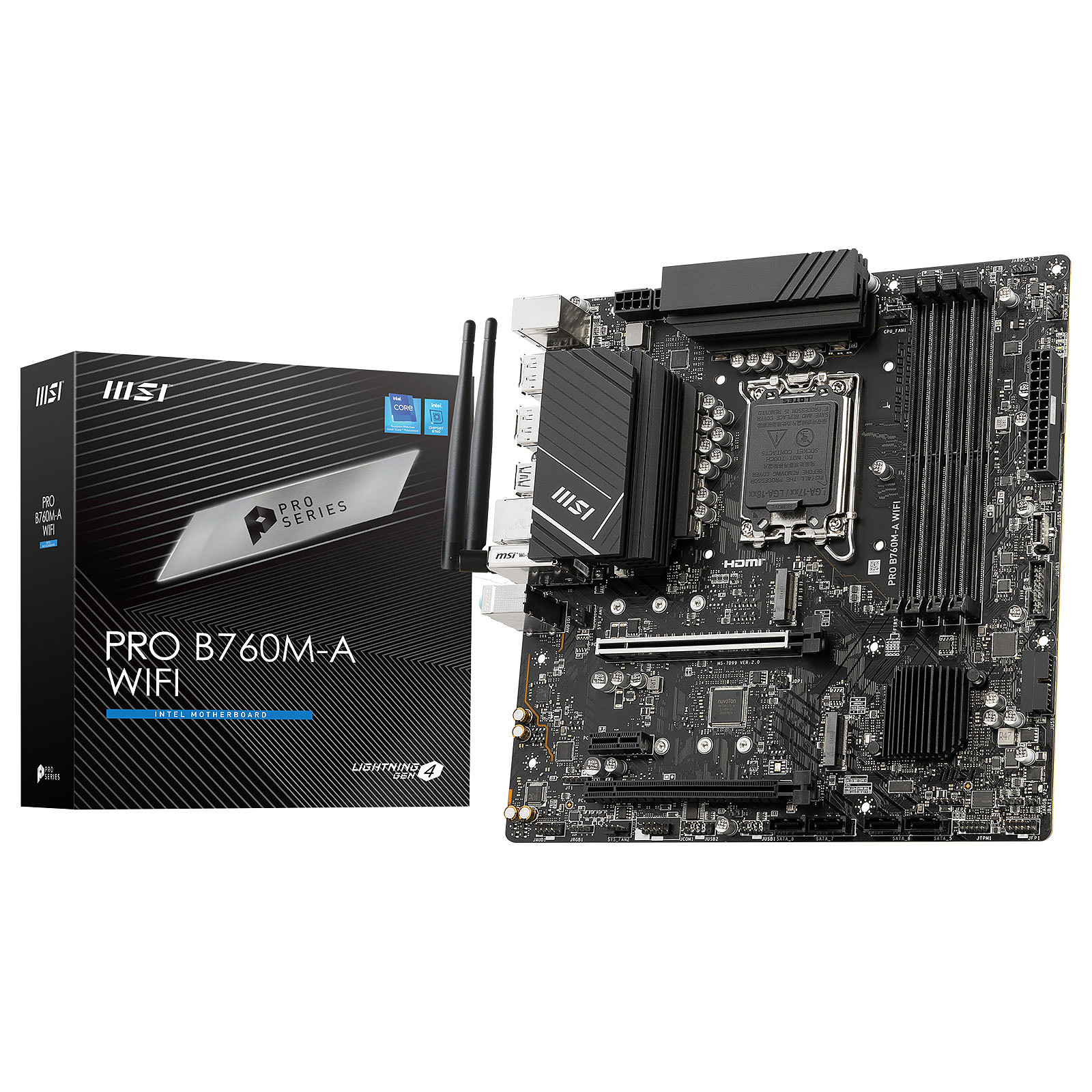 CARTE MERE - MSI PRO B760M-A WIFI