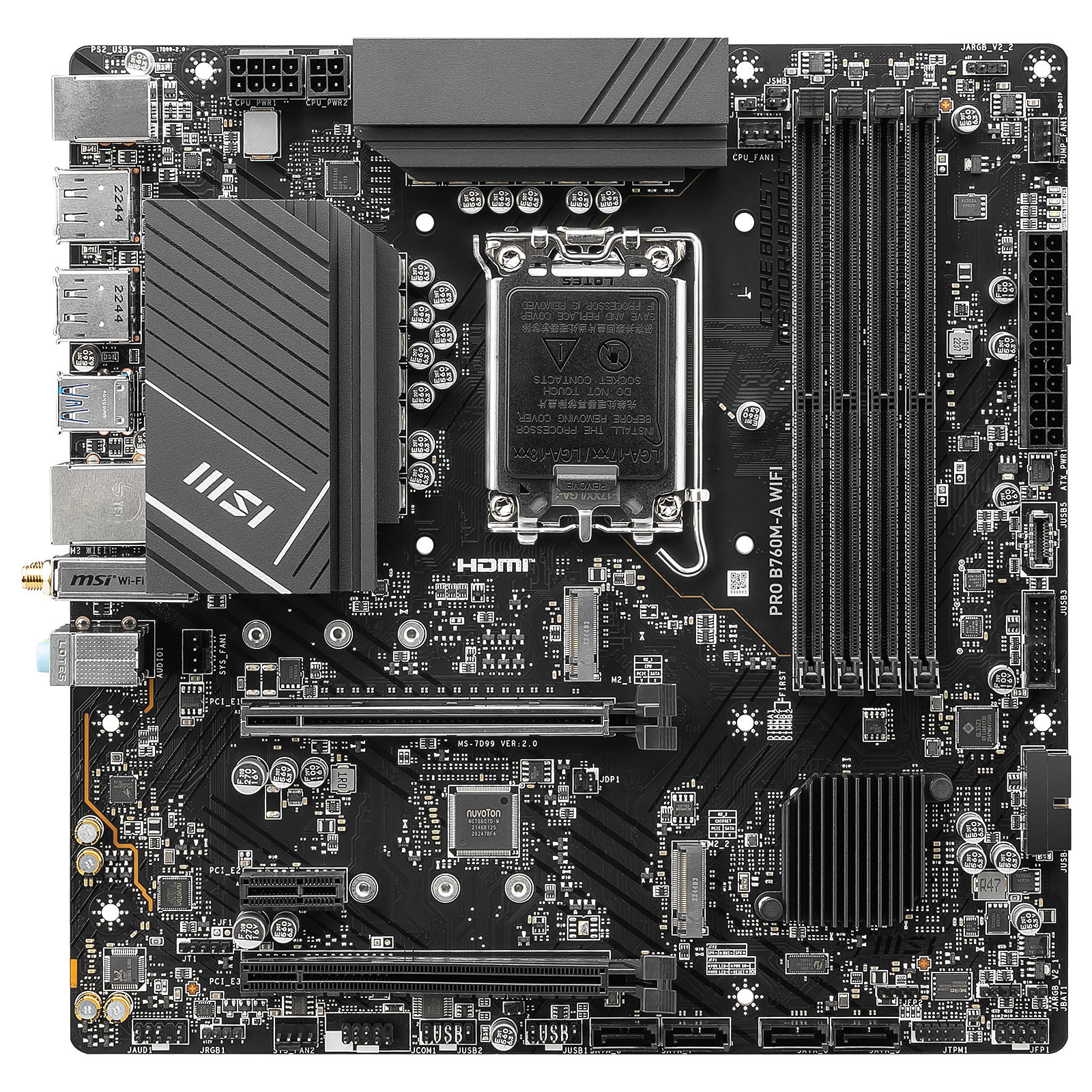 CARTE MERE - MSI PRO B760M-A WIFI – Image 4