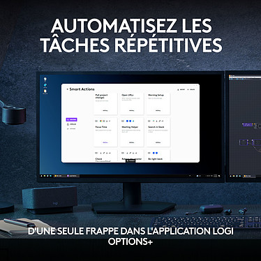CLAVIER - BUREAUTIQUE - Logitech - Clavier rétroéclairé sans fil MX Keys S Graphite – Image 4
