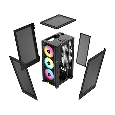Boîtier PC Corsair 2000D Airflow RGB Noir – Image 5