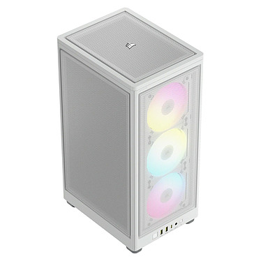 Boîtier PC Corsair 2000D Airflow RGB Blanc – Image 2