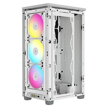 Boîtier PC Corsair 2000D Airflow RGB Blanc – Image 3