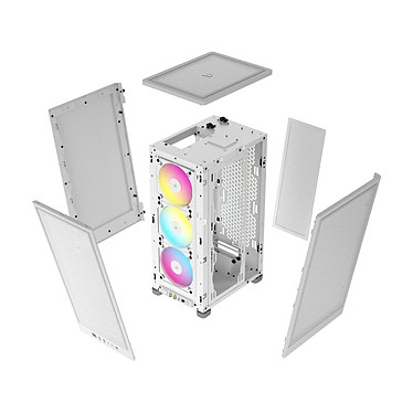 Boîtier PC Corsair 2000D Airflow RGB Blanc – Image 5