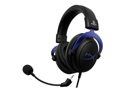 MICRO CASQUE - HYPER X - CLOUD FILAIRE NOIR/BLEU PS5/PS4 – Image 2