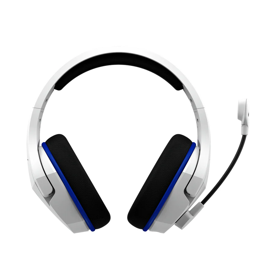 MICRO CASQUE - HYPER X - CLOUD STINGER PLUS BLEU/BLANC SANS FIL PS5/PS4/PC – Image 3