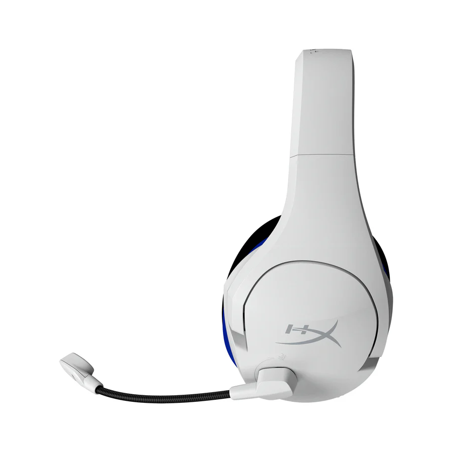 MICRO CASQUE - HYPER X - CLOUD STINGER PLUS BLEU/BLANC SANS FIL PS5/PS4/PC – Image 4