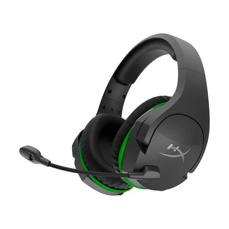 MICRO CASQUE - HYPER X - CLOUDX STINGER CORE SANS FIL GRIS/VERT XBOX