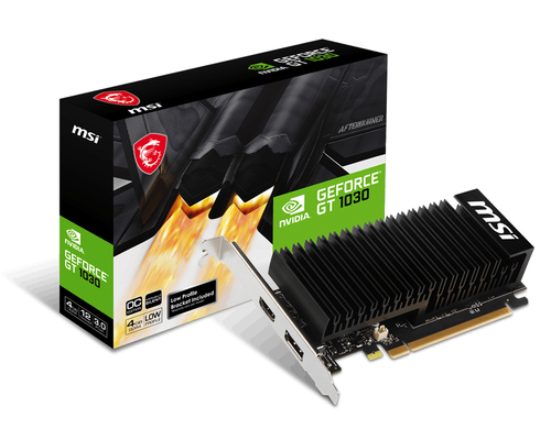 CARTE GRAPHIQUE - MSI - NVIDIA GEFORCE GTX 1030 4GHD4 LP OC
