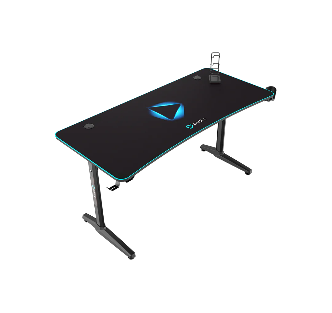 BUREAU - GAMER - ONEX - BUREAU GAMER GD1600H AVEC TAPIS DE SOURIS + REPOSE GOBELET + REPOSE CASQUE