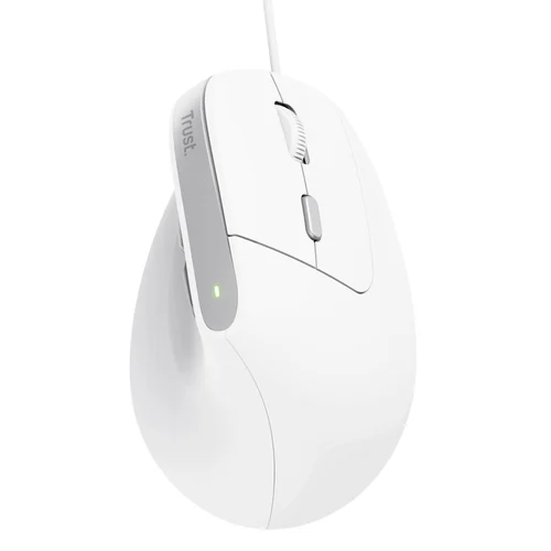 SOURIS - TRUST - BAYO II ERGONOMIQUE BLANC