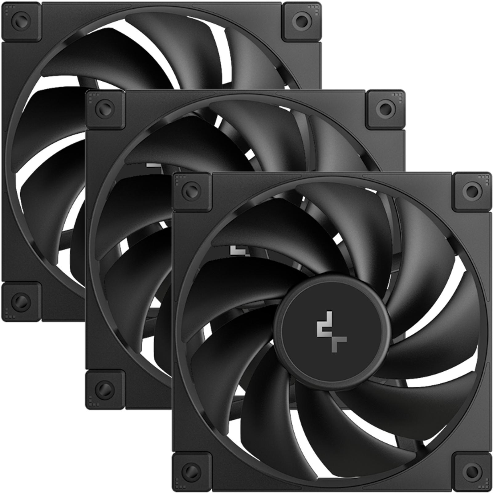 VENTILATEUR DE BOÎTIER - DEEPCOOL - FD12 NOIR PACK DE 3