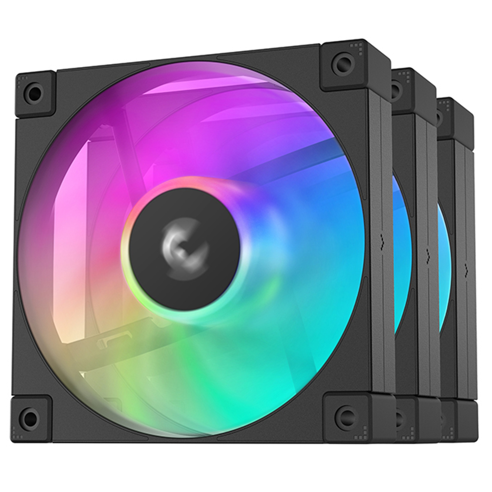 VENTILATEUR DE BOÎTIER - DEEPCOOL - FD12 NOIR ARGB PWM PACK DE 3