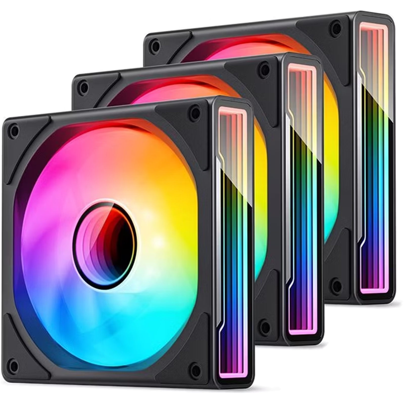 VENTILATEUR DE BOÎTIER - JONSBO - INFINITY MIRROR ZK-120 PACK DE 3