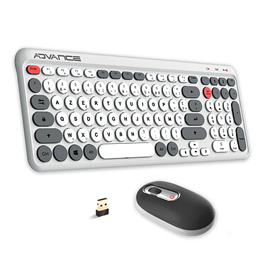 pack-clavier-souris-advance-ergostyle-combo-sans-fil-blanc-gris