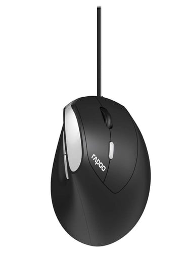 SOURIS - BUREAUTIQUE - RAPOO - EV200 ERGONOMIQUE