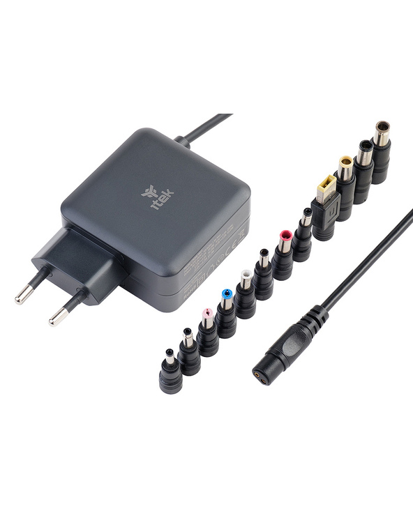 CHARGEUR PC PORTABLE - ITEK - CHARGEUR UNIVERSEL SLIM 65W AVEC 8 EMBOUTS DÉTACHABLES – Image 2