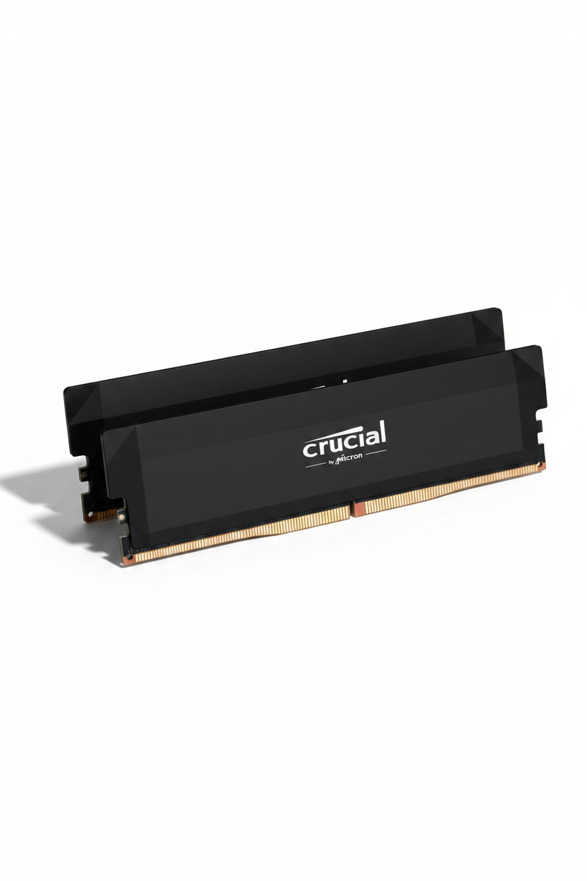 MEMOIRE RAM - PC - CRUCIAL PRO 32G (2x16G) DDR5 6400 MHZ NOIR