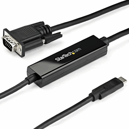 connectique-startech-cable-usb-c-vers-vga-1m