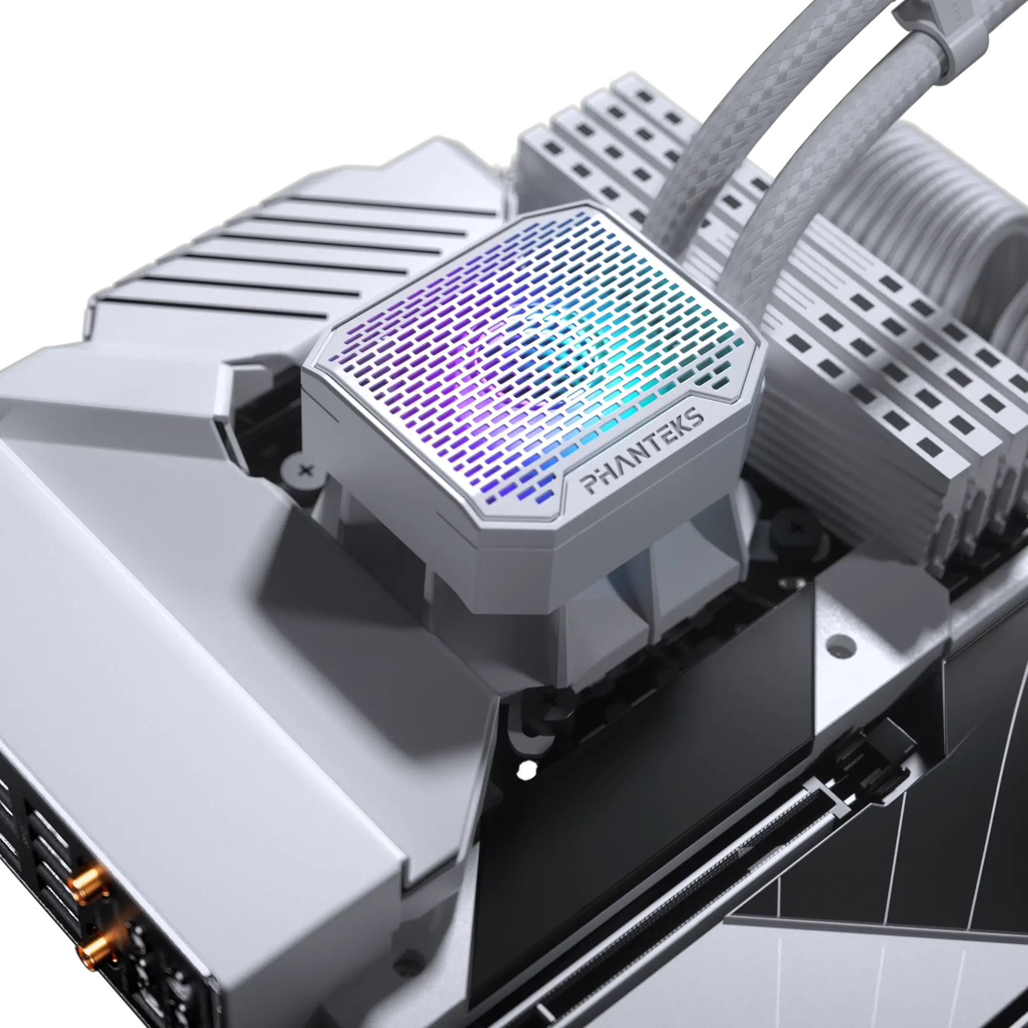 WATERCOOLING - PHANTEKS - GLACIER ONE 360M25G2 DRGB BLANC – Image 2