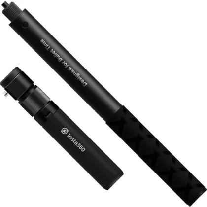 ACCESSOIRE CAMÉRA - INSTA360 - LOT PERCHE À SELFIE RENFORCÉE + POIGNÉE BULLET TIME + TRÉPIED