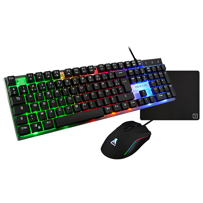 PACK CLAVIER/SOURIS - G-LAB - COMBO YTTRIUM