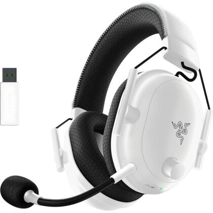 MICRO CASQUE - RAZER - BLACKSHARK V2 PRO BLANC (VERSION 2023)