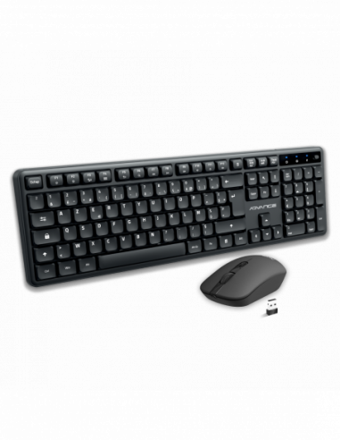 PACK CLAVIER/SOURIS - ADVANCE - SILENTKEYS WIRELESS