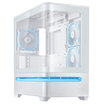 BOÎTIER PC - ASUS - PRIME AP202 BLANC VITRÉ