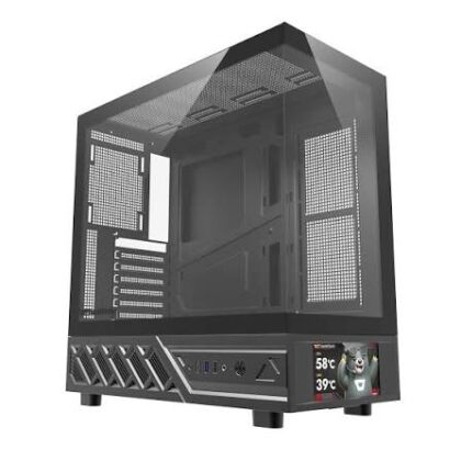 BOÎTIER PC - DARKFLASH - DS950V AVEC ÉCRAN 6" IPS