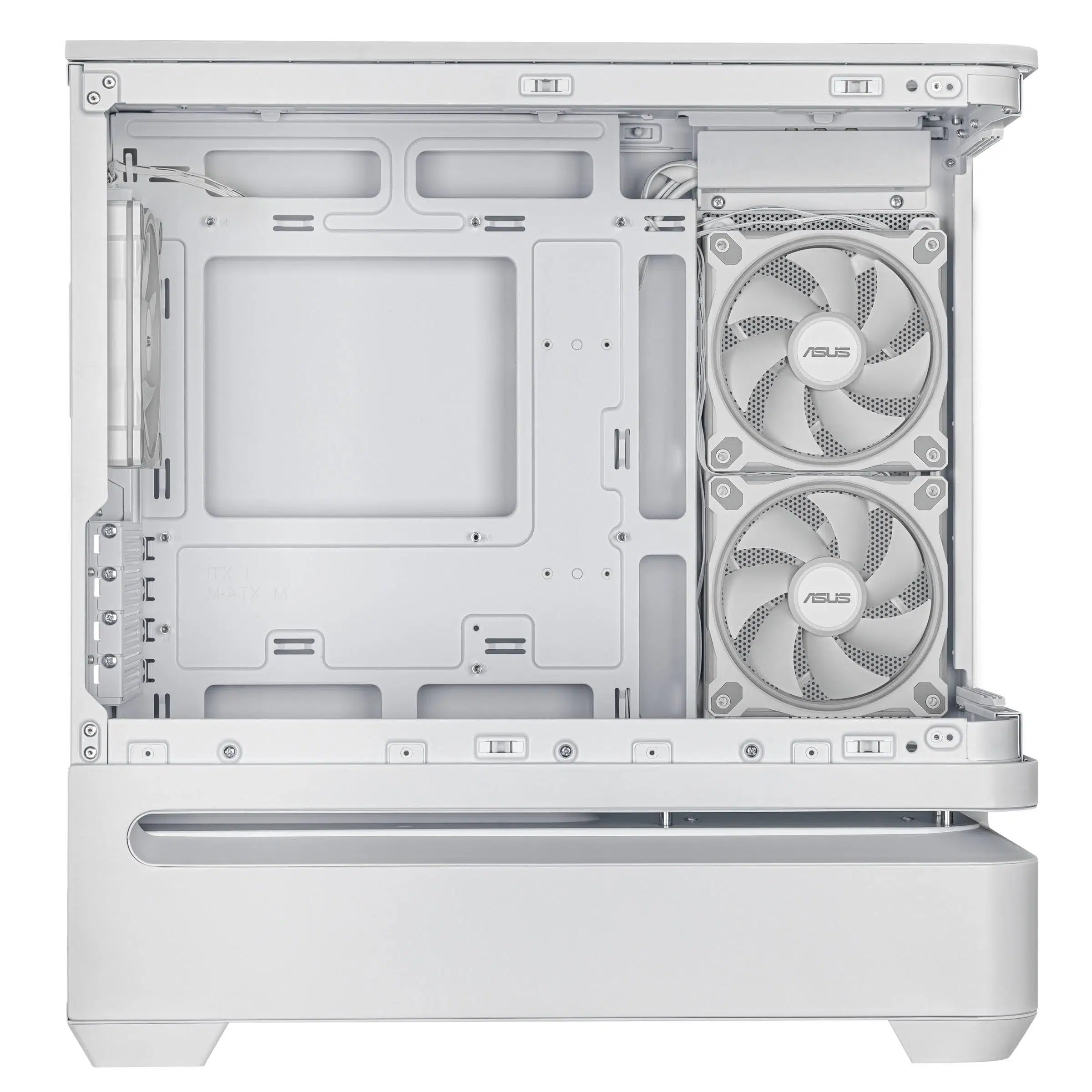 BOÎTIER PC - ASUS - PRIME AP202 BLANC VITRÉ – Image 2